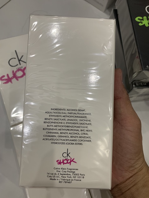 [HCM]Nước hoa nữ ck one shock for her edt 200ml full seal