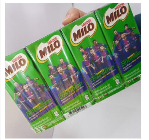 1 lốc 4 hộp sữa Milo Thái Lan 180ml