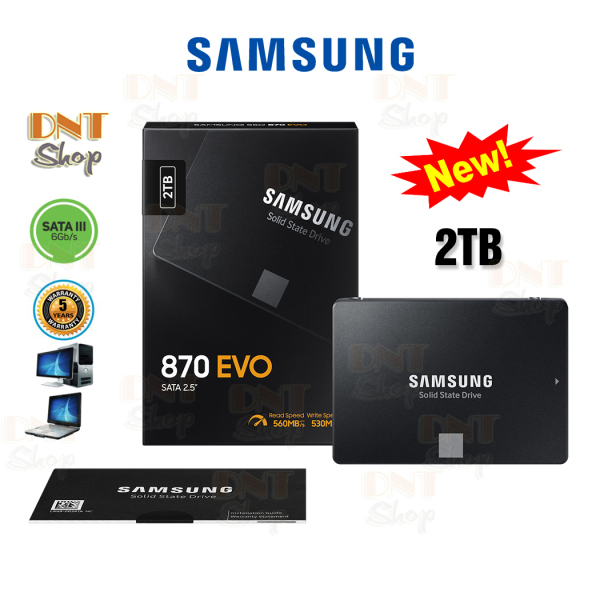Bảng giá [HCM][Trả góp 0%]Ổ cứng SSD Samsung 870 EVO 2TB 2.5-Inch SATA III (MZ-77E2T0B) Phong Vũ
