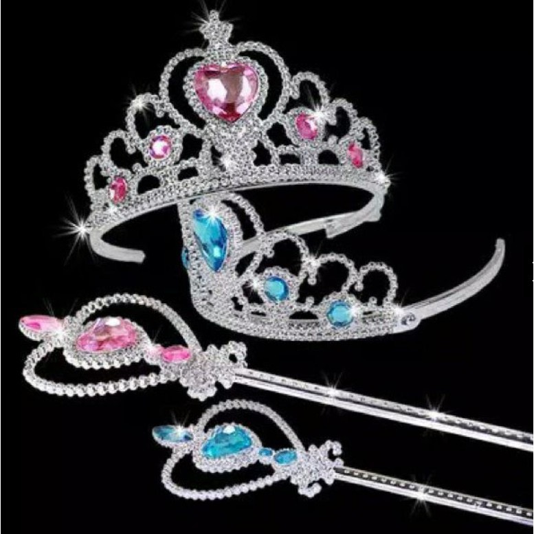 Set vương miện Elsa và đũa thần