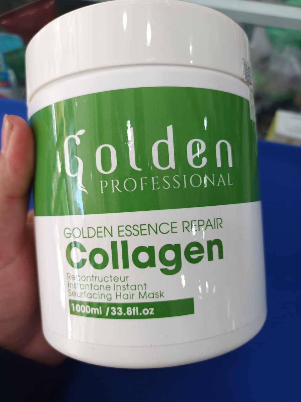 Kem hấp phục hồi collagen siêu mềm mượt golden 1000ml