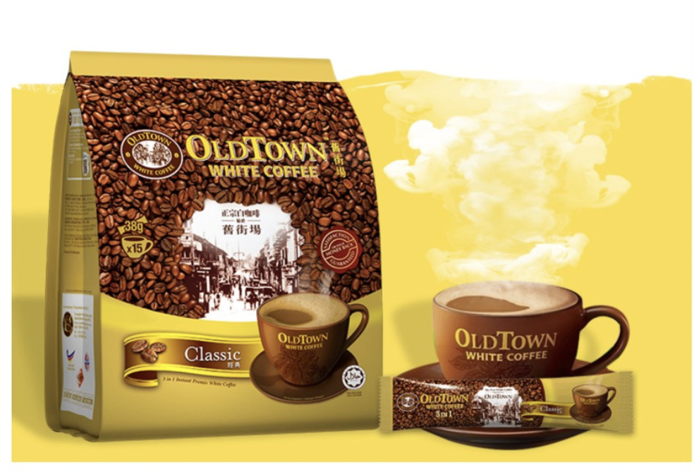 Cà phê Trắng Oldtown White Coffee - Vị Classic - 570g/ túi (38g x 15 gói)