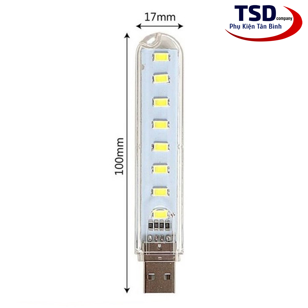 Đèn Led Cổng USB 8 Bóng Siêu Sáng