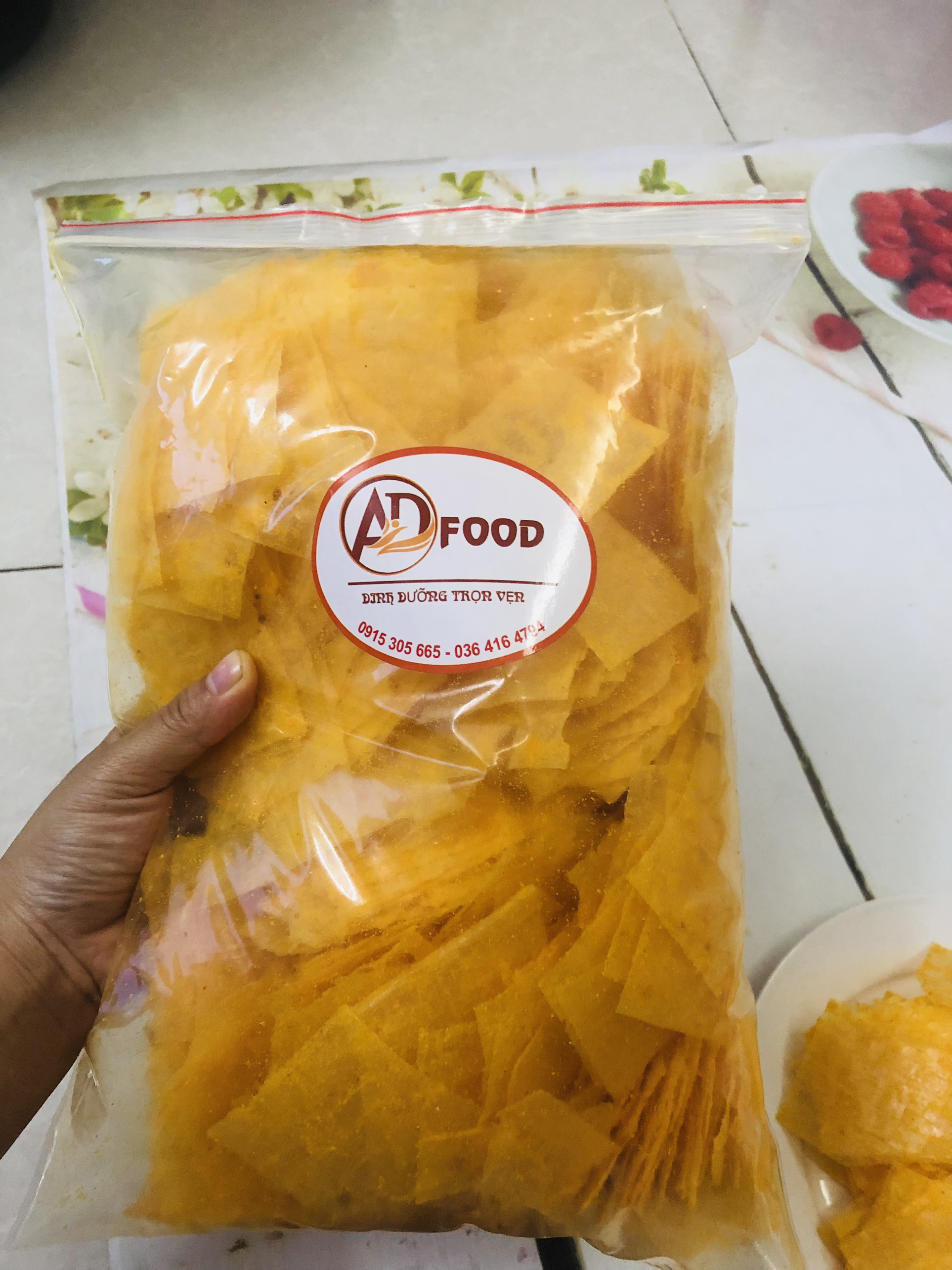 500g bánh tráng trộn phô mai miếng