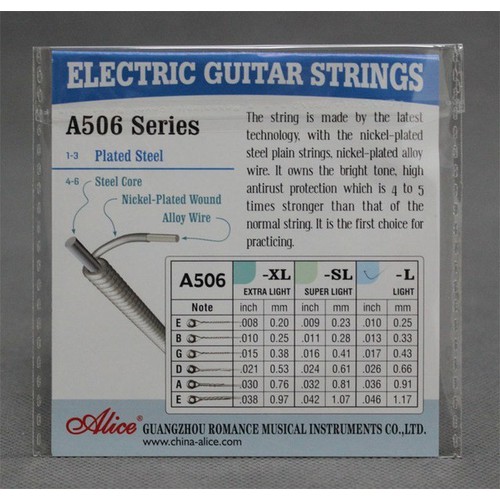 Bộ 6 đây đàn điện Alice A506
