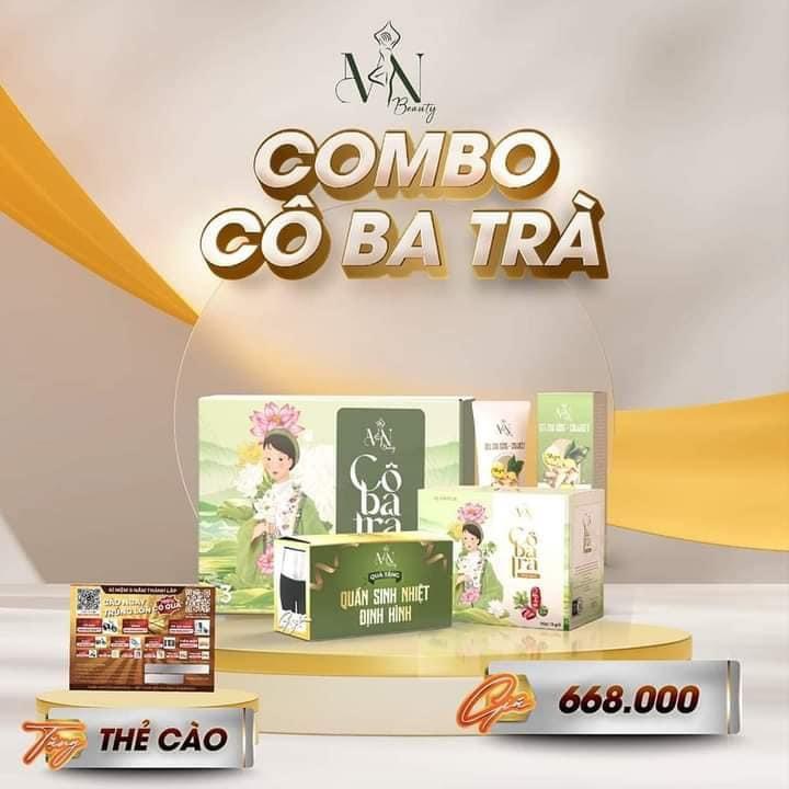 Combo Trà Sen Cô Ba Trà x3 ĐÔNG ANH (tặng thẻ cào, bọc đựng)