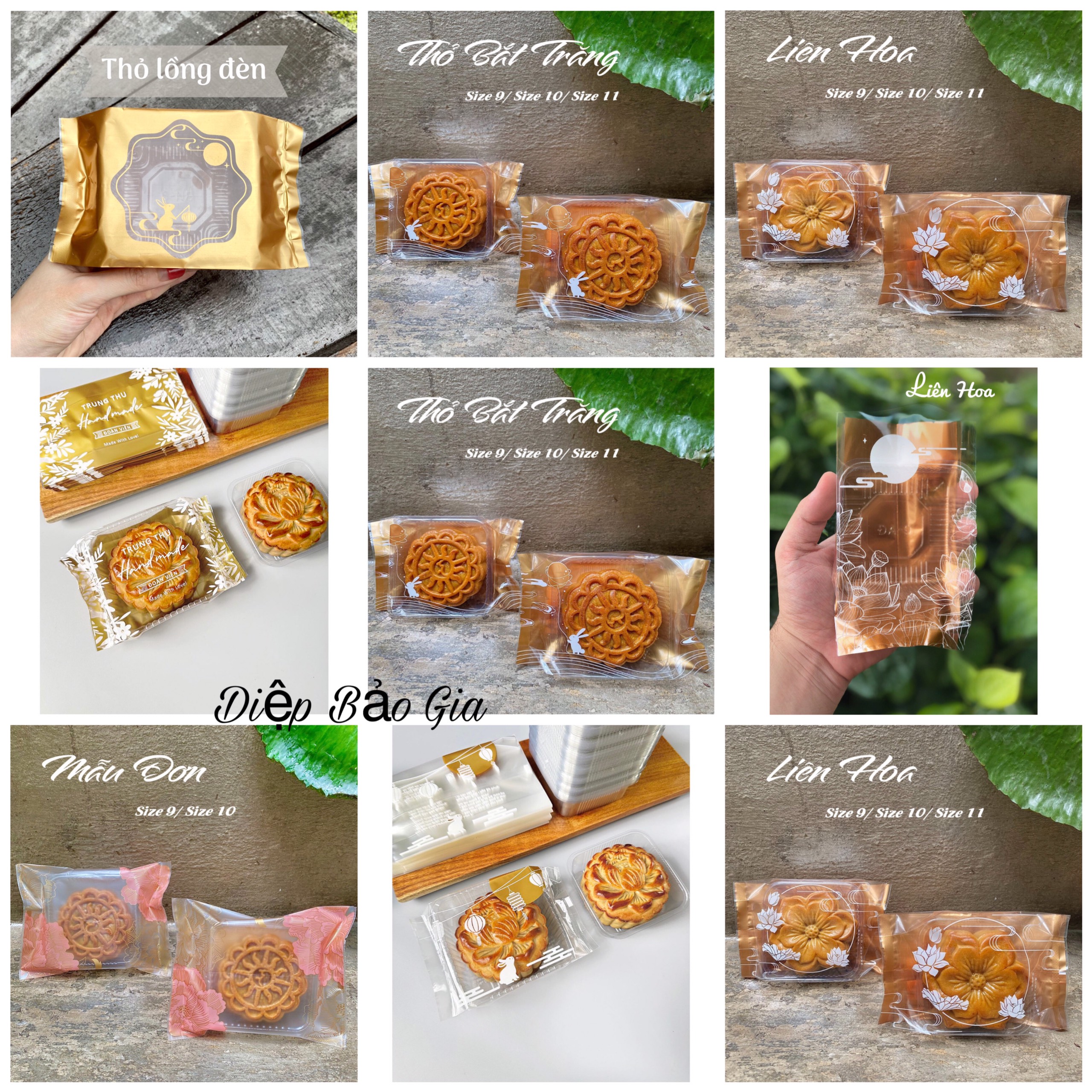 Túi đựng bánh trung thu 200g - 100c