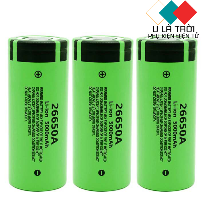 Pin Cell 26650 Panasonic 5000mAh xả cao 30A