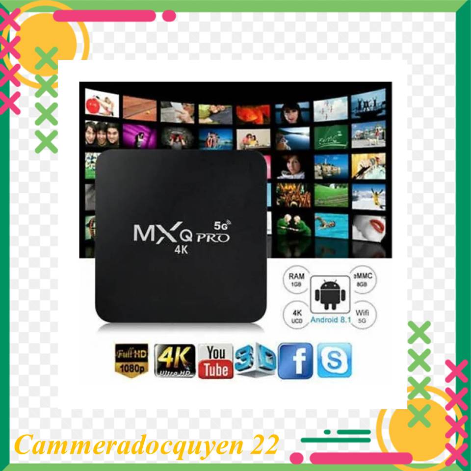 MXQ Pro Android 10.1  TV Box 1GB+8GB / 4G+64GB 4K 5G Wifi Quad Core Smart TV Box (Bảo hành 6 tháng)