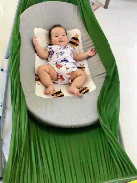 Nôi tre đặt võng chống còng lưng cho bé