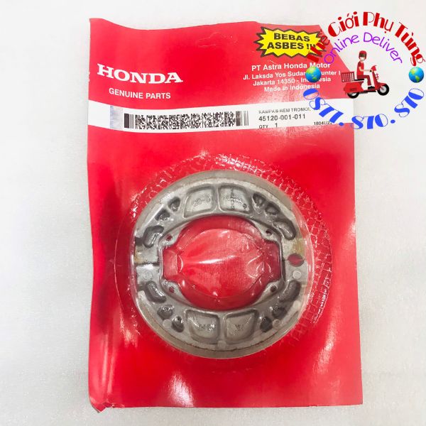 Má phanh - bố thắng đùm dream, wave zin honda - 45120-001-011/ 06430-gce-305