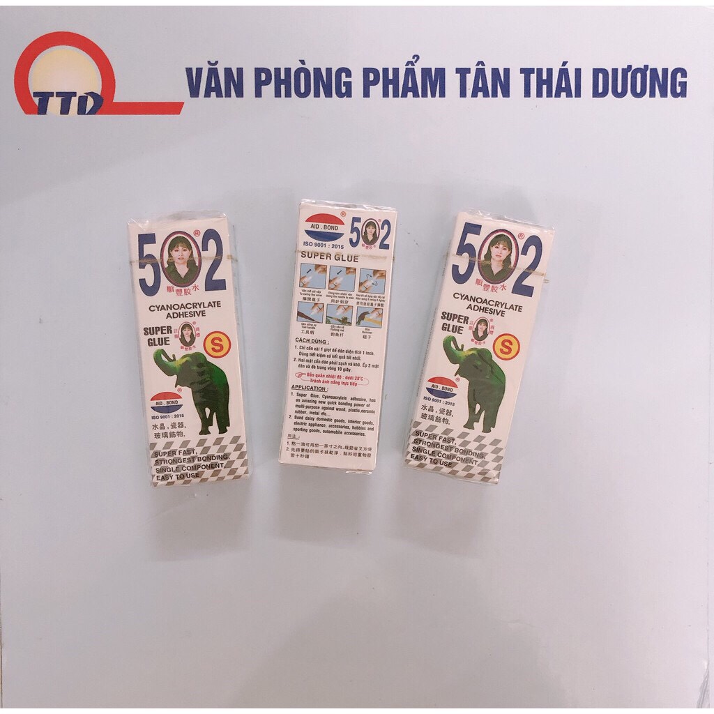 Keo 502 thuận phong, keo con voi_siêu dính