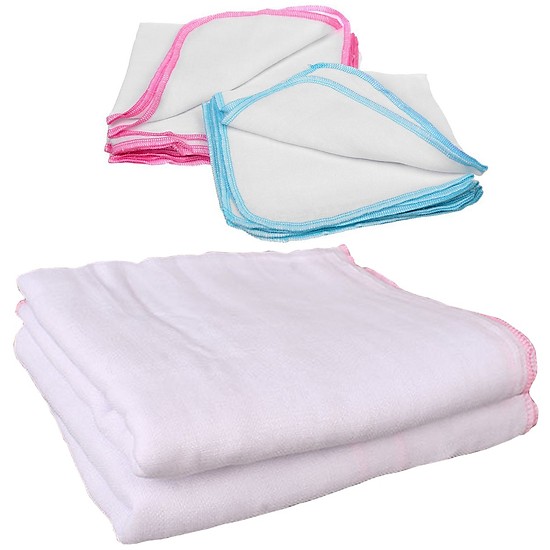 [HCM]Set 20 khăn sữa và 2 khăn tắm cho bé ( khăn 4 lớp)