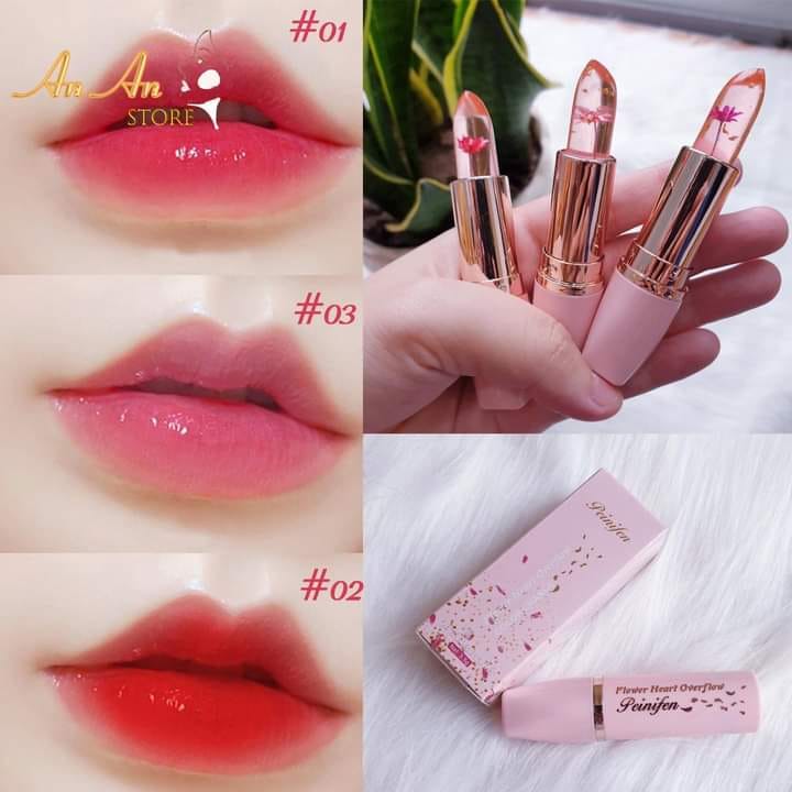 SON THẠCH ƯỚP HOA DƯỠNG MÔI(GIAO NGẪU NHIÊN)