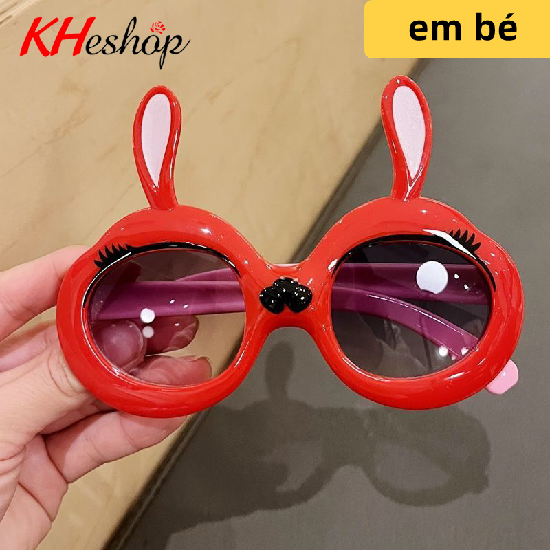 Kính Chông Nắng Thỏ Bunny cho BÉ trai bé gái dưới 30kg nhiều màu sắc mã Y1627 - kheshop