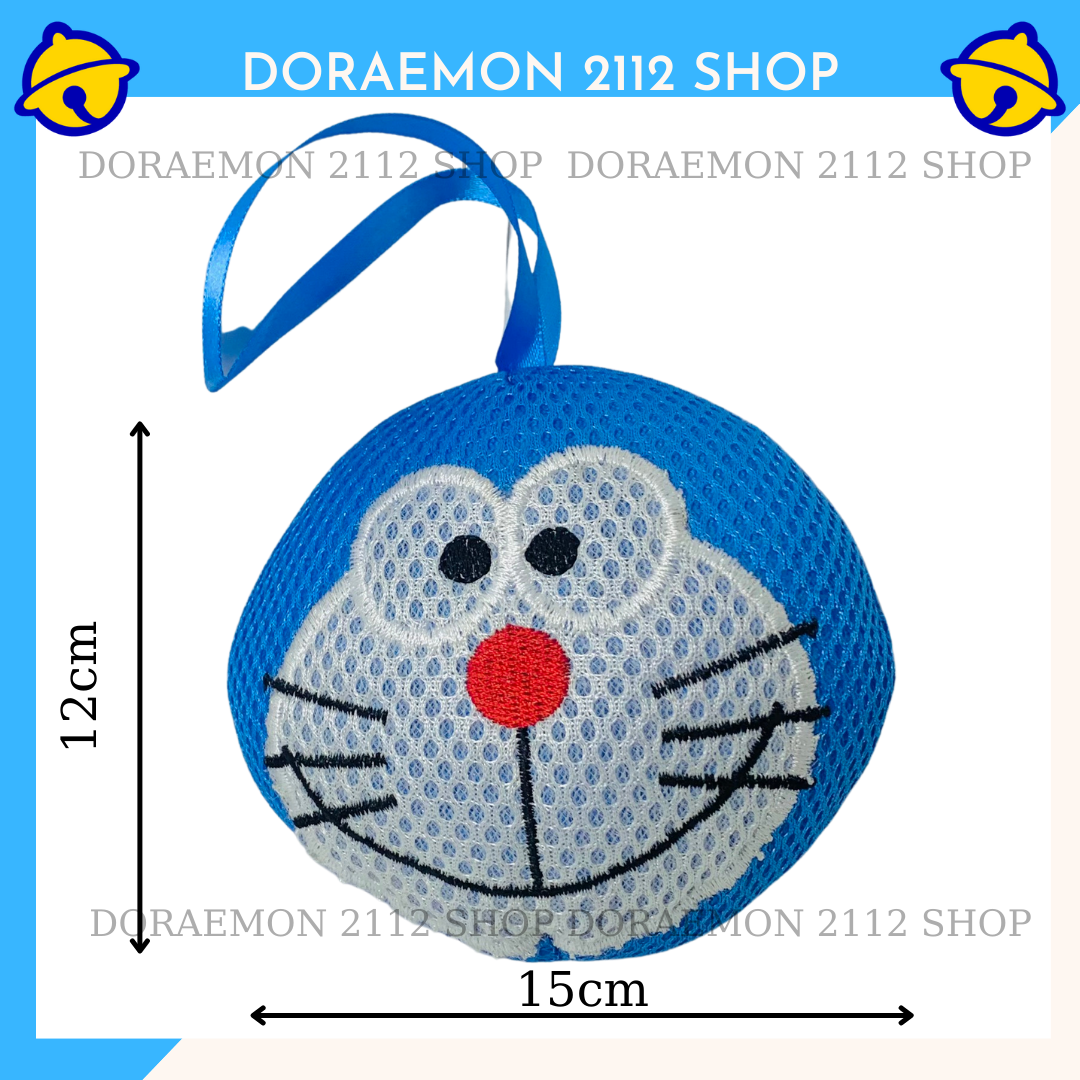 Bông tắm hình Doraemon dễ thương