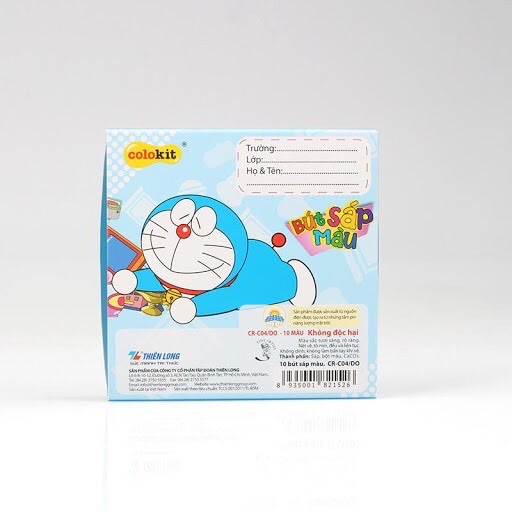 Bút sáp ColorKit 10 màu CR-C04/DO