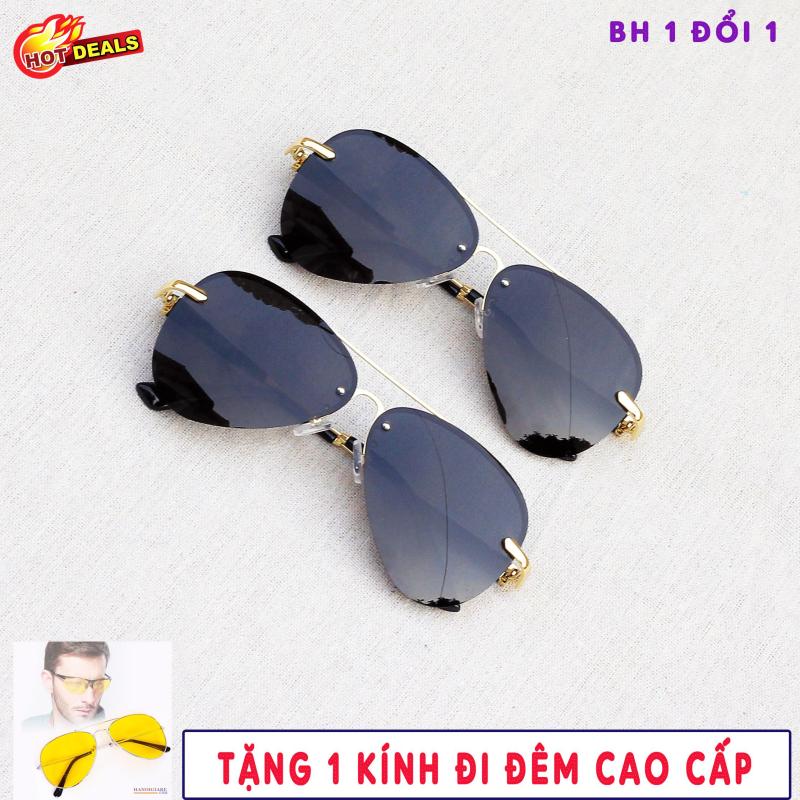 Giá bán Kính mát nam thời trang cao cấp chống UV cực tốt BH 1 đổi 1 + Tặng kính đi đêm