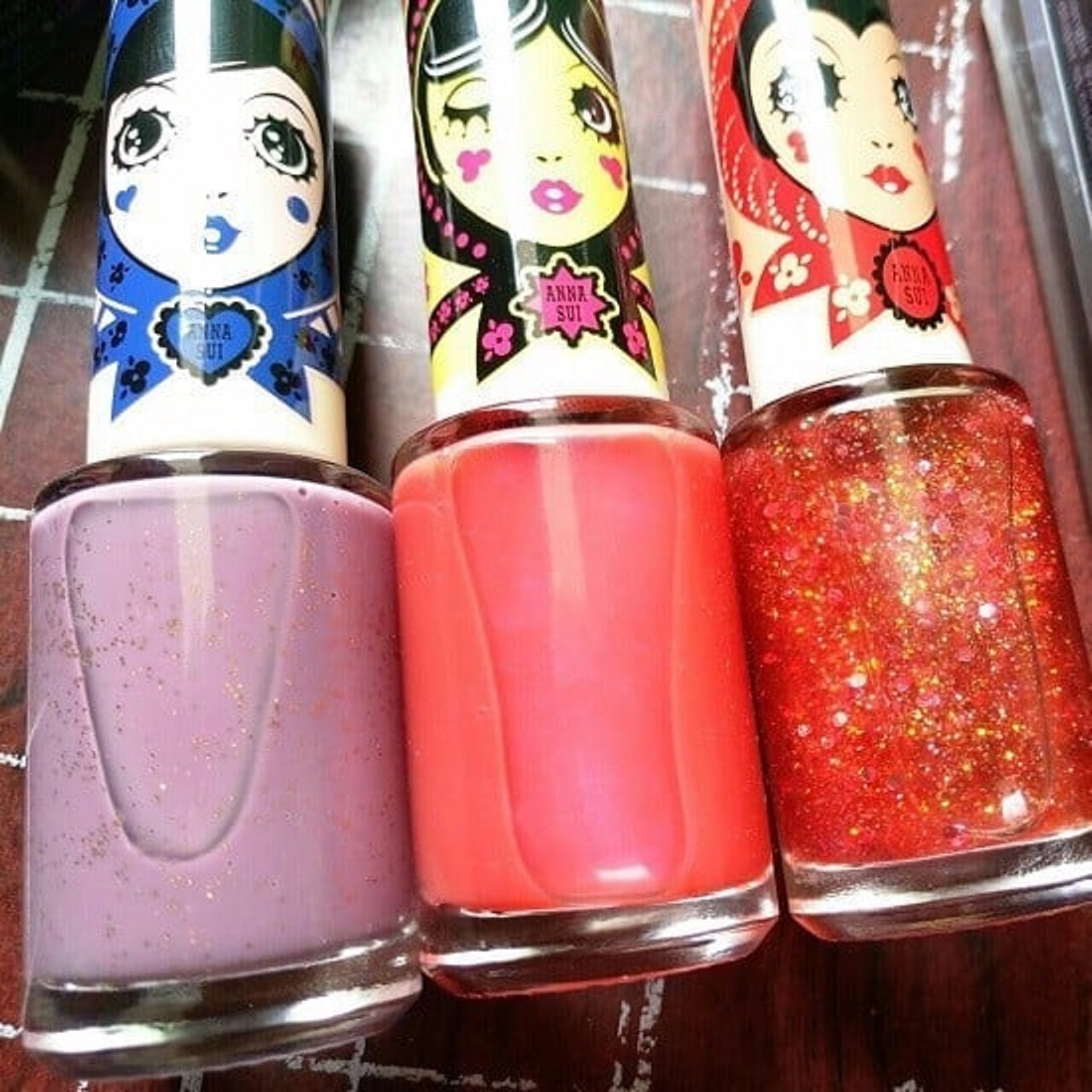Sơn móng tay cao cấp Anna Sui/ Nhật - Set 3 chai