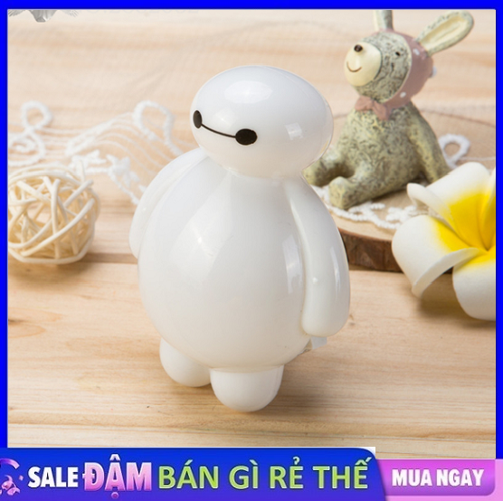 Đèn ngủ Baymax ánh sáng trắng siêu xinh cho phòng ngủ