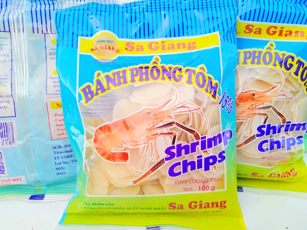 BÁNH PHỒNG TÔM SA GIANG GÓI 100G