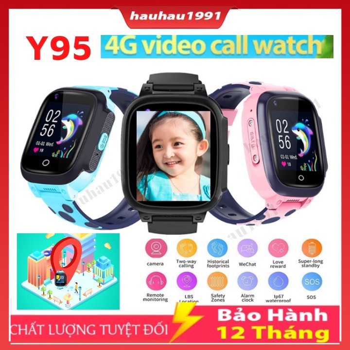 Đồng hồ Thông Minh Y95 Lắp Sim định vị trẻ em
