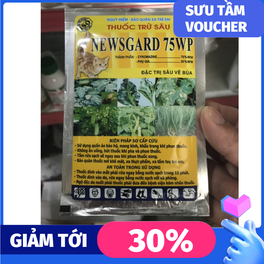 Thuốc trừ sâu NewsGard 75WP trừ vẽ bùa