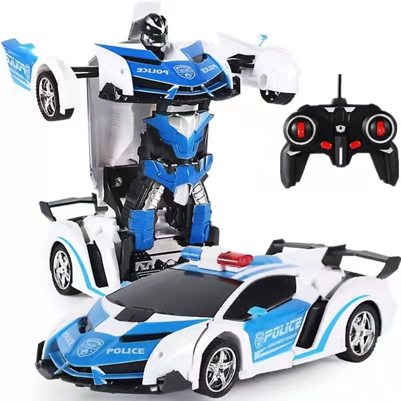 🚔Đồ Chơi Xe Ô Tô Điều Khiển Từ Xa Có Thể Biến Hình Robot Phiên Bản Có Sạc Pin,Ô tô điều khiển từ xa,Quà Tặng Cho Trẻ Em