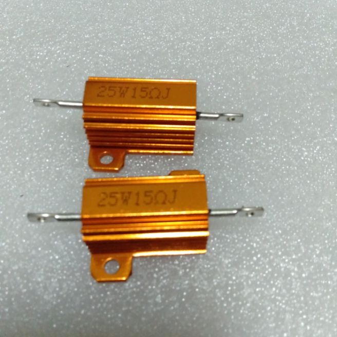 2 điện trở nhôm 15om25w - điện tử nhật anh