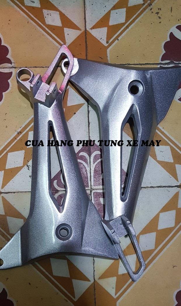 Pas nhôm chân sau cho xe Dream, Wave nhỏ, Wave Rs100, Wave A 2008 - 16 - 1 cặp