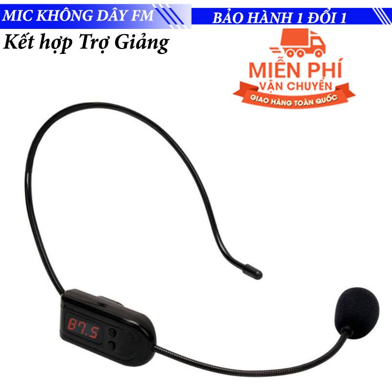 Microphone Trợ Giảng không dây gài tai FM – Microphone không dây gài tai FM – Dùng cho các máy trợ giảng, Hướng dẫn viên, Nhân viên bán hàng