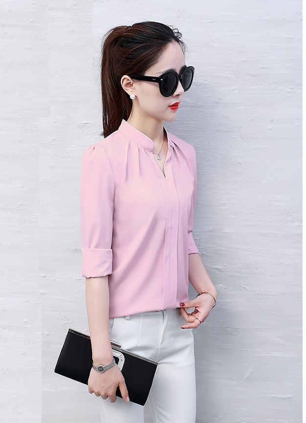 Áo sơ mi nữ công sở thiết kế tinh tế S08