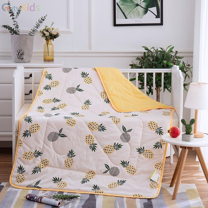 [HCM]Chăn đũi cotton cho bé 110x150cm siêu mềm