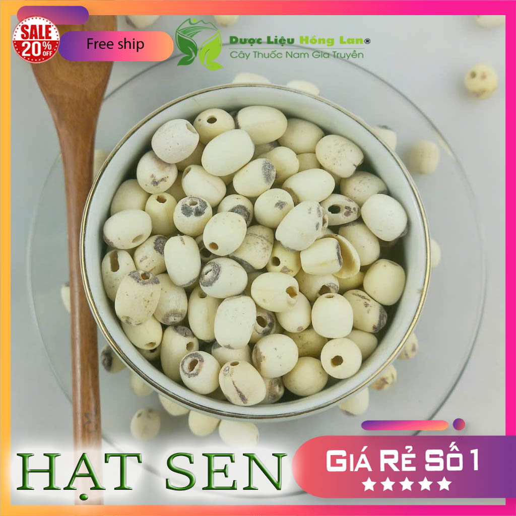 [FreeshipMAX] Hạt sen khô thượng hạng 500gr loại 1 (có hút chân không)