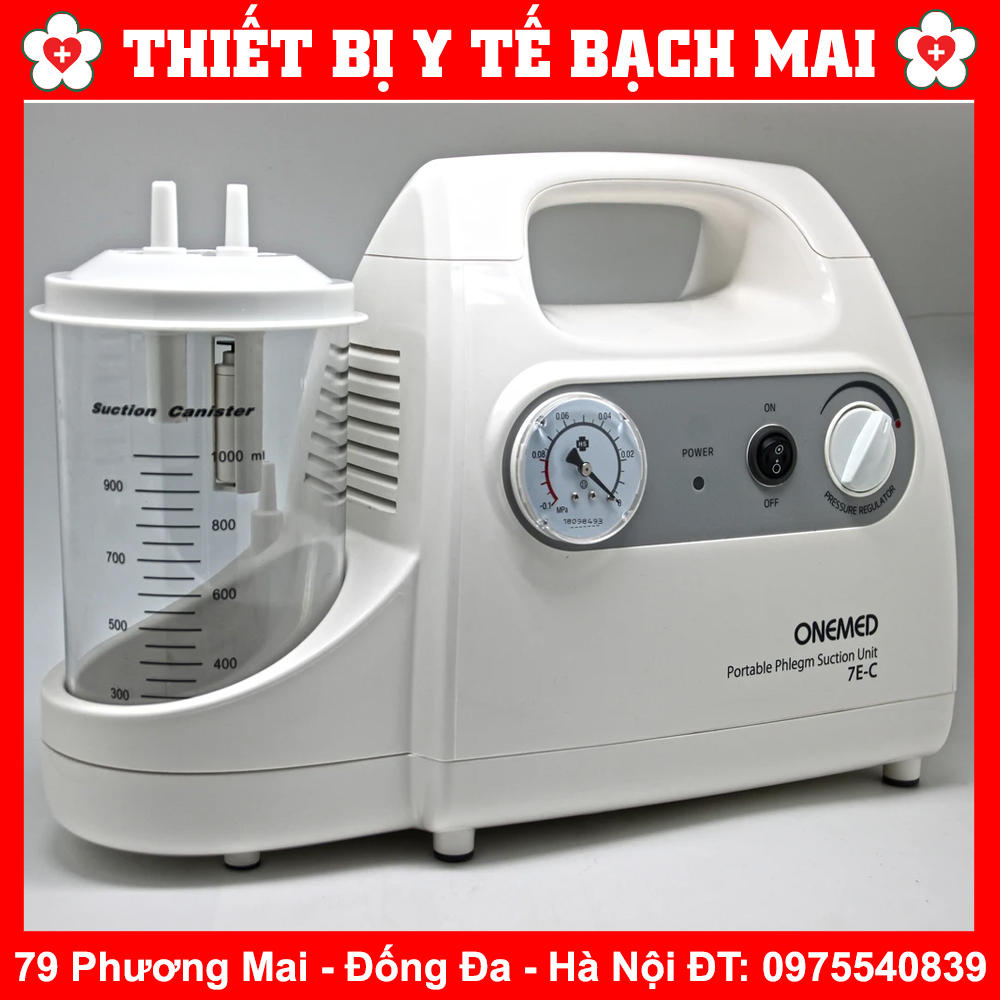 Máy Hút Dịch, Đờm, Mũi, Họng 1 Bình Yuwell 7E-C (Yuwell 7E C)