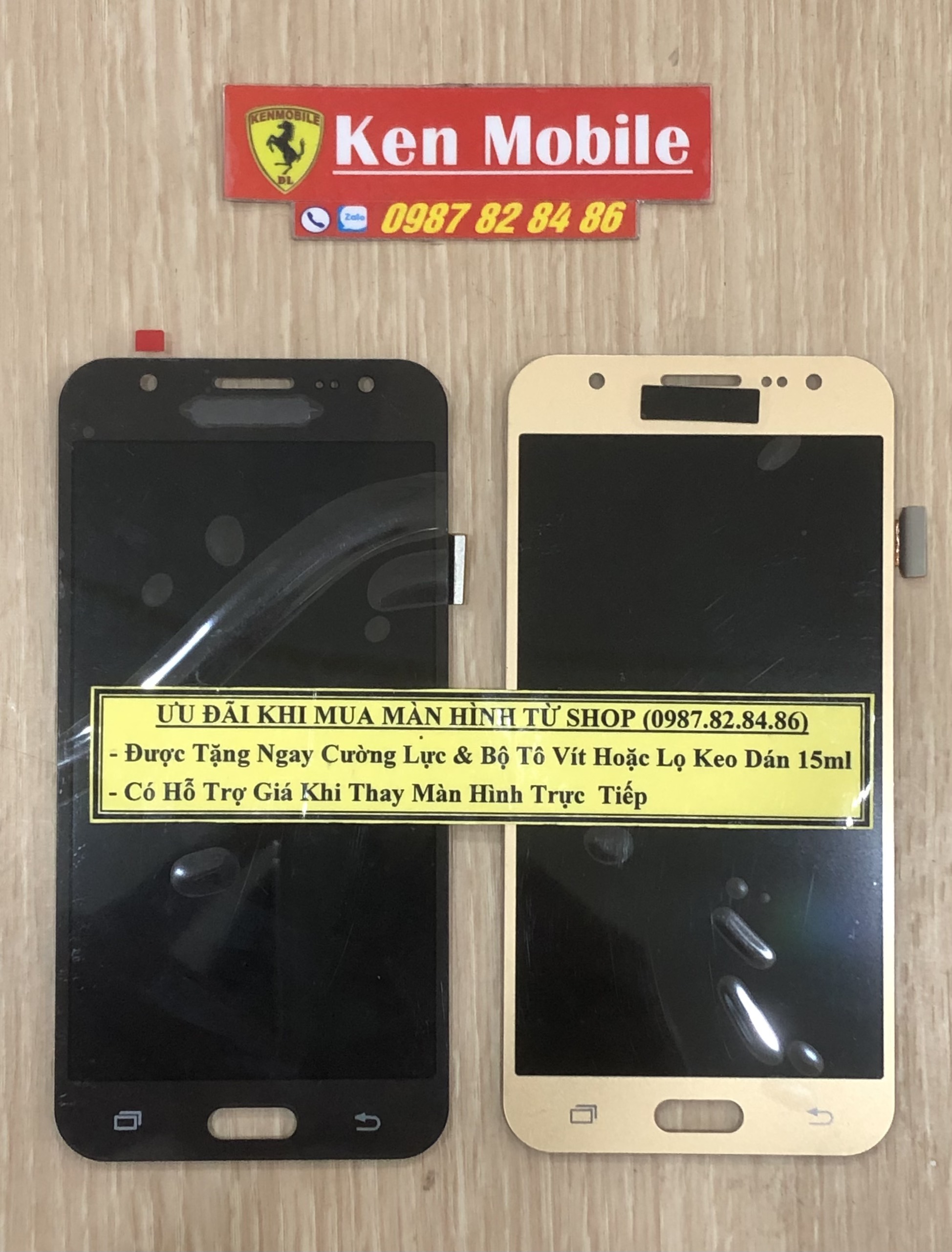 Màn hình nguyên bộ samsung galaxy j5 2015 / j500, loại ks, phản quang sắt