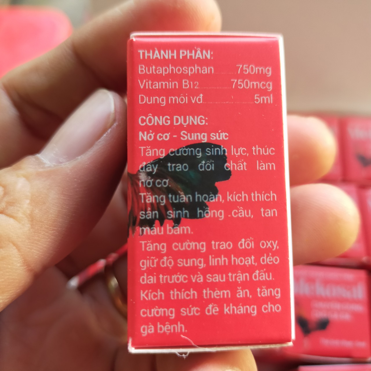 MEKOSAL Thuốc bổ dưỡng thể lực cho gà đá [5 ml]