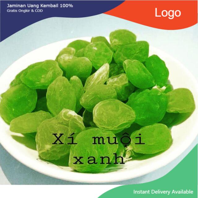 500gr ô mai xí muội đào xanh chua ngọt siêu ngon