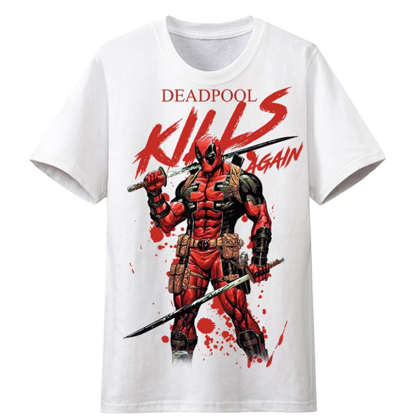 Bst áo thun dị nhân deadpool | marvel avengers tshirt | hàng độc