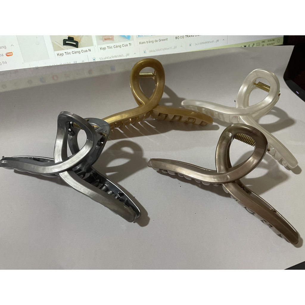 KẸP TÓC HÀN QUỐC CHÉO NHỰA ABS