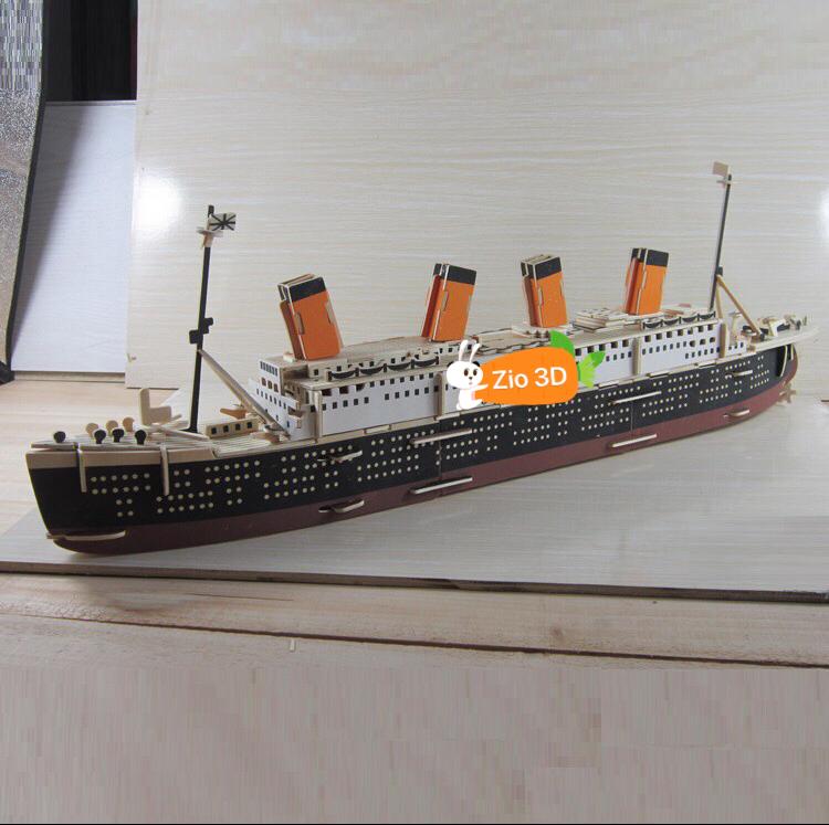 Đồ chơi lắp ráp gỗ 3D Mô hình Tàu R.M.S Titanic