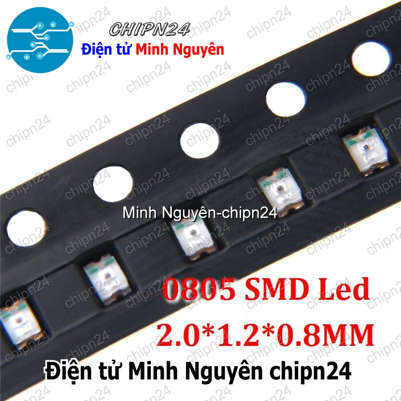 [25 con] (G5) Led dán SMD 0805 (Đỏ/Vàng/Xanh/Trắng/Cam) - [Chọn Loại] - HHH.00067