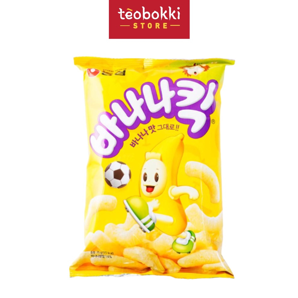 Bánh snack hương chuối Nongshim 45g, 75g