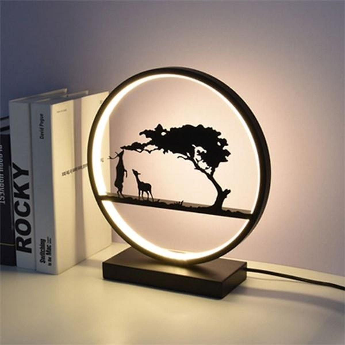 Đèn bàn trang trí phòng khách, phòng ngủ decor đơn giản tpdb04
