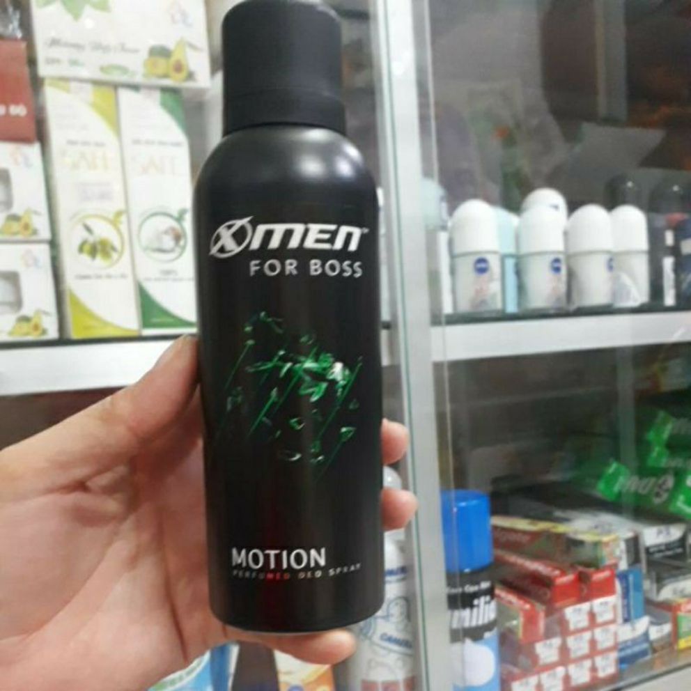 Xịt khử mùi toàn thân Xmen For Boss motion 98gr