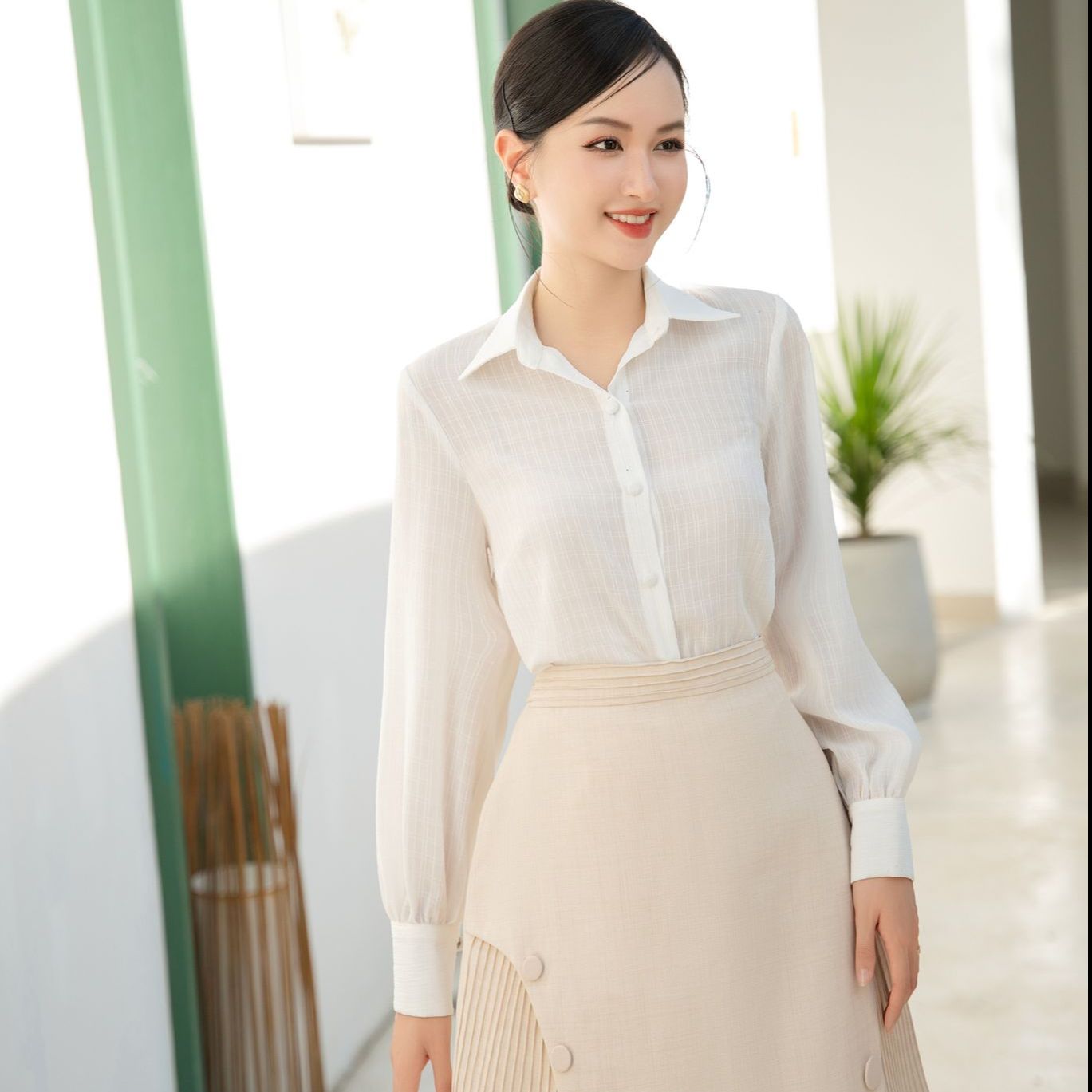 OLV - Áo sơ mi công sở Nylah Shirt