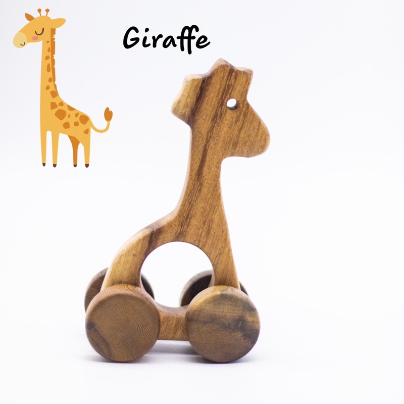 Thú Hươu Cao Cổ Mini - Đồ Chơi Gỗ Chàng Trai Gỗ