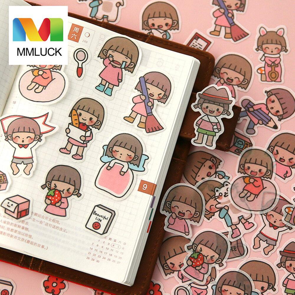 HCMHộp 45 Miếng Dán Sticker Trang Trí Mèo Nhật Bản - MixASale