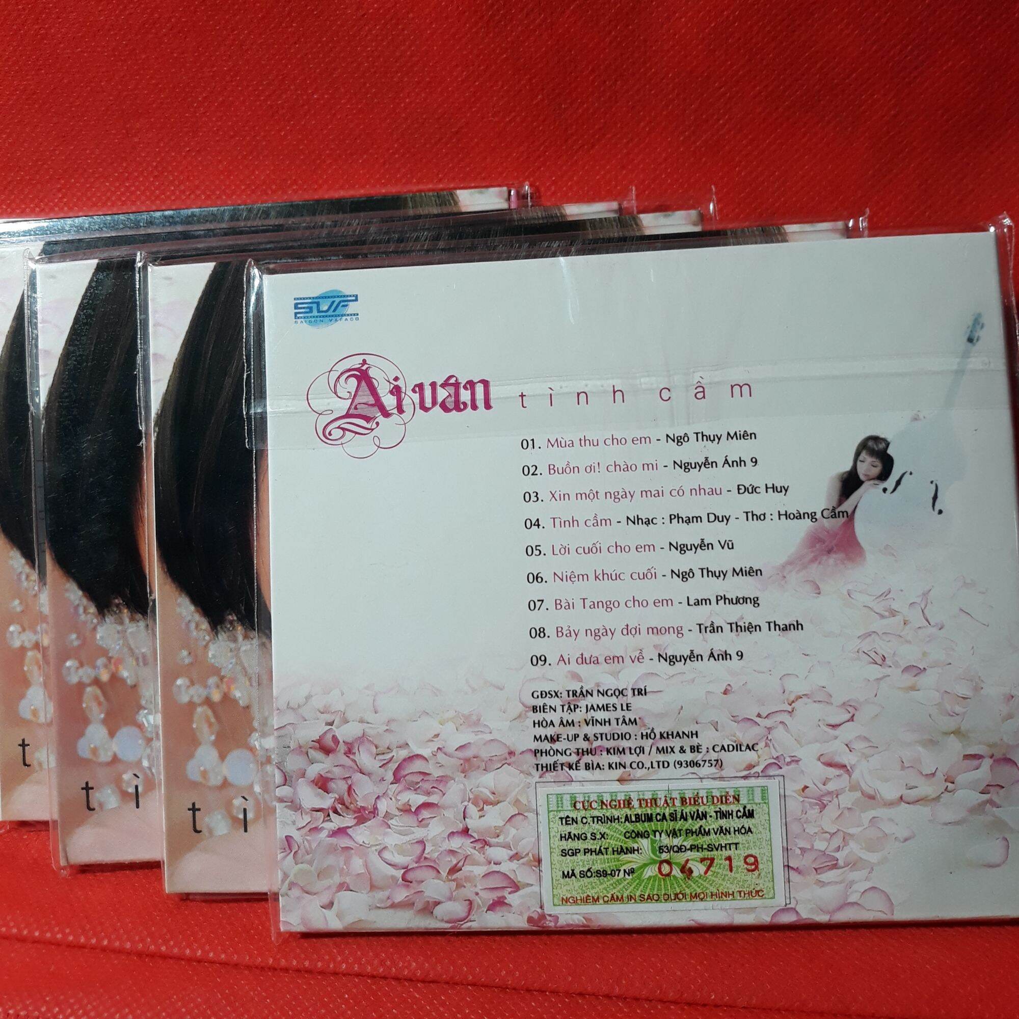 ÁI VÂN - TÌNH CẦM. CD GỐC MỚI CHÍNH HÃNG