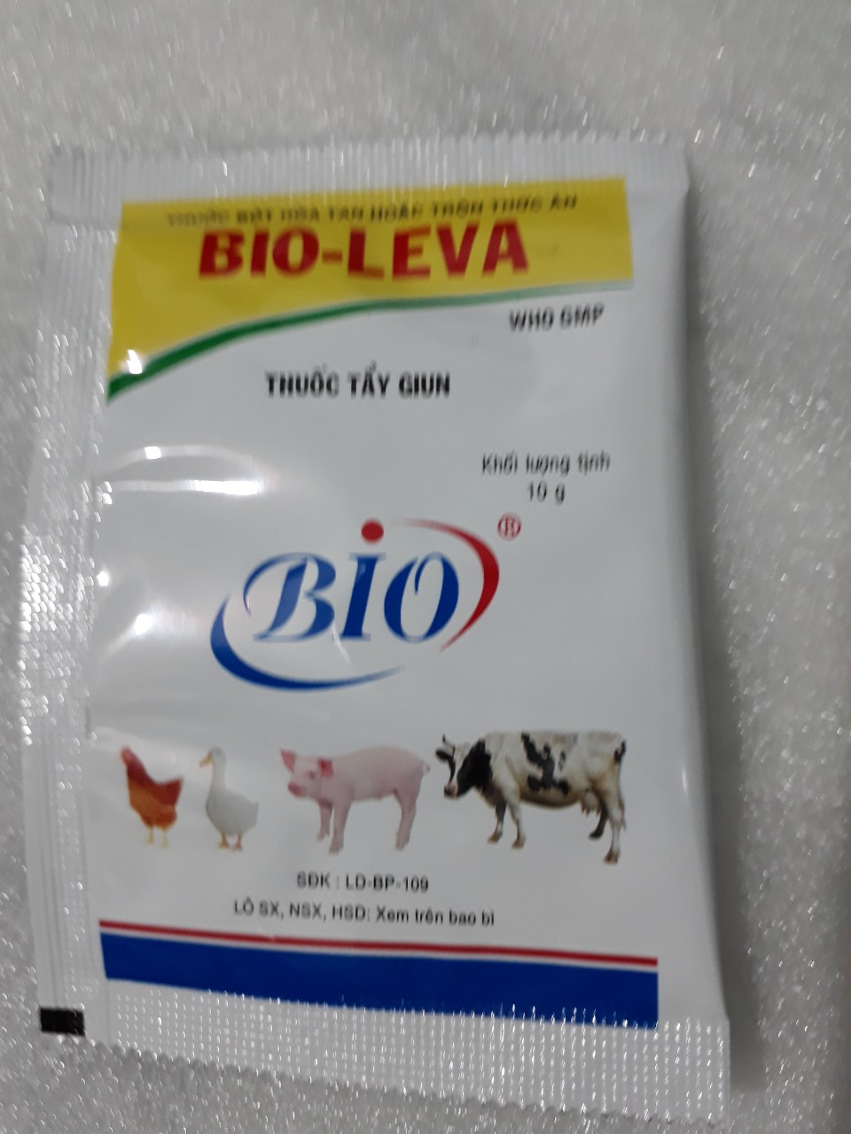 SẢN PHẨM TẨY GIUN LEVA 10G